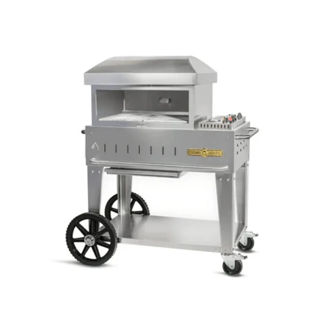 Crown Verity CV-PZ24-MB-NG 24" Mobile Pizza Oven - Natural Gas
