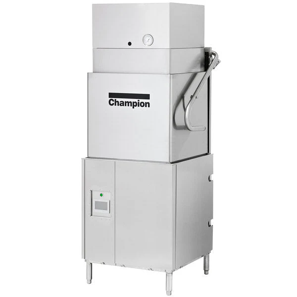 Champion DH6000T High Temperature Door-Type Dishwashing Machine with Booster Heater - 208V, 1 Phase