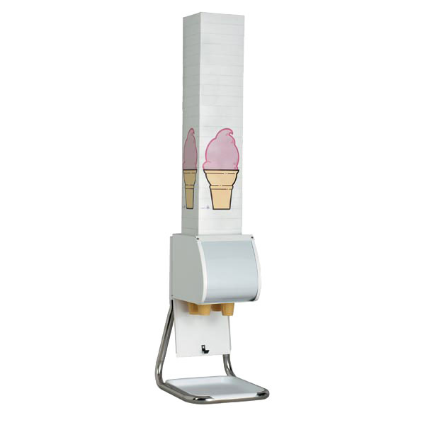 Dispense-Rite - Countertop or Surface Mounted Ice Cream Cone Dispenser - BCDS-BFL