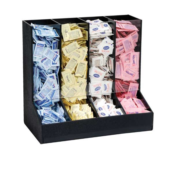 Dispense-Rite - Countertop Condiment Organizer w/ 4 Sections - GFBO-4BT