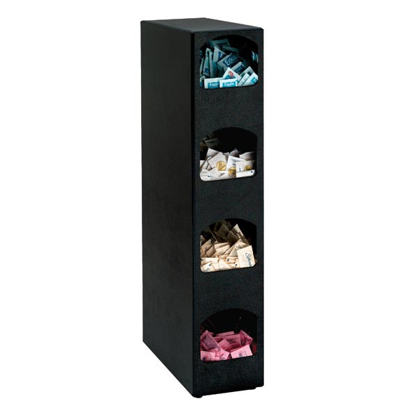 Dispense-Rite - Countertop Condiment Organizer w/ 4 Compartments - HVCD-4BT