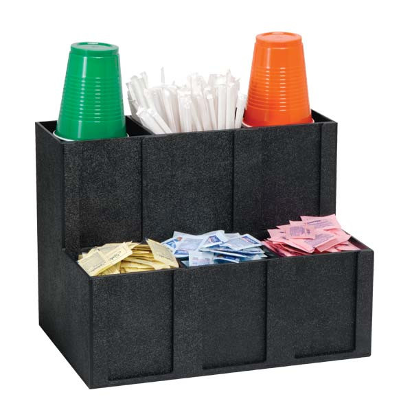Dispense-Rite - Countertop Multi-Purpose Organizer w/ 6 Sections - MCD-6BT