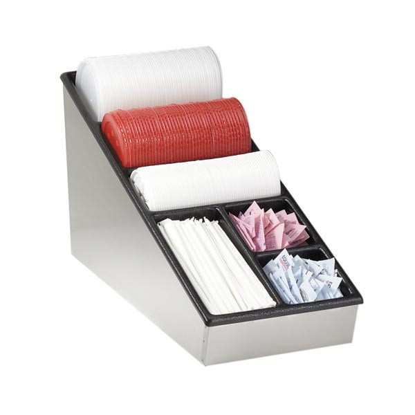Dispense-Rite - Stainless Steel Countertop Multi-Purpose Organizer - NLS-1