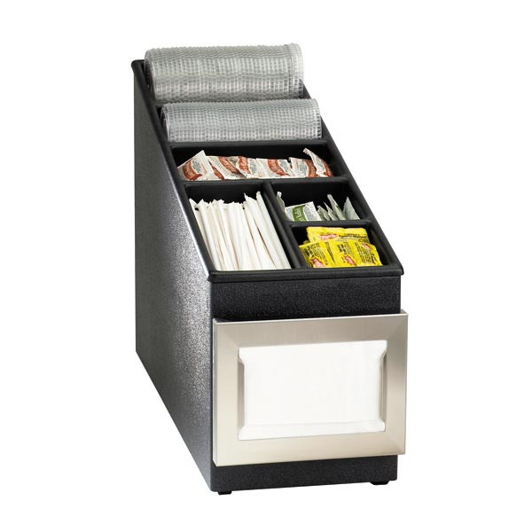 Dispense-Rite - Countertop Multi-Purpose Organizer w/ Napkin Dispenser - NSLC-1BT