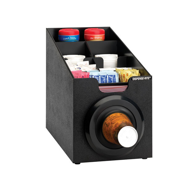 Dispense-Rite - Countertop Cup, Lid & Straw Dispensing Cabinet - SLR-SCL-1BT