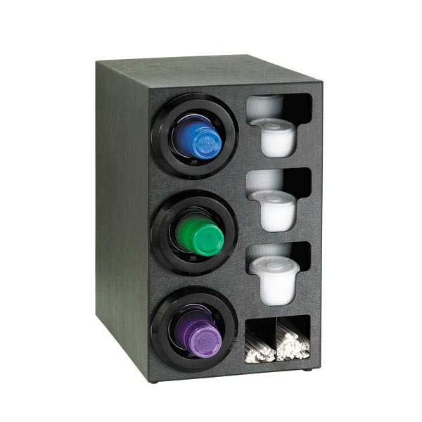Dispense-Rite - Countertop Cup, Lid & Straw Dispensing Cabinet - STL-C-3LBT