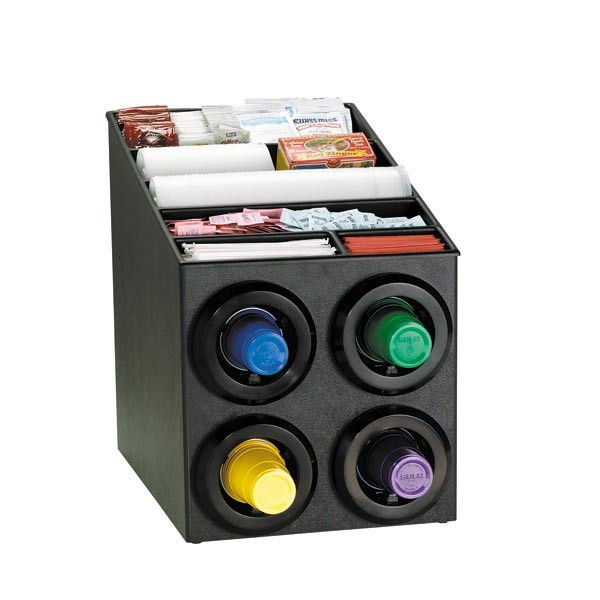 Dispense-Rite - Countertop Cup, Lid & Straw Dispensing Cabinet - STL-SL-2X2BT