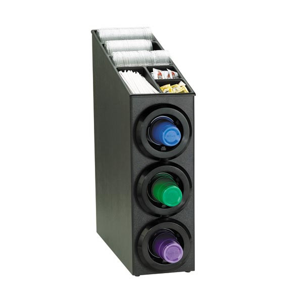 Dispense-Rite - Countertop Cup, Lid & Straw Dispensing Cabinet - STL-SL-3BT