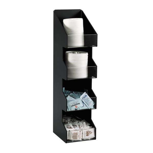 Dispense-Rite - Countertop Lid & Condiment Organizer w/ 4 Sections - VCO-4