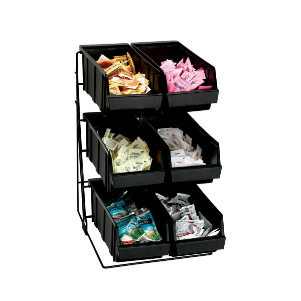 Dispense-Rite - Countertop Condiment Organizer w/ 6 Sections - WR-COND-6