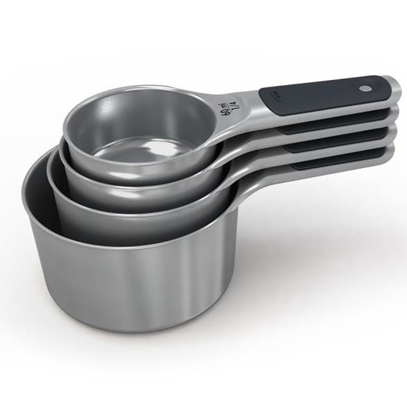 OXO - Good Grips 4 Piece Magnetic Stainless Steel Measuring Cup Set