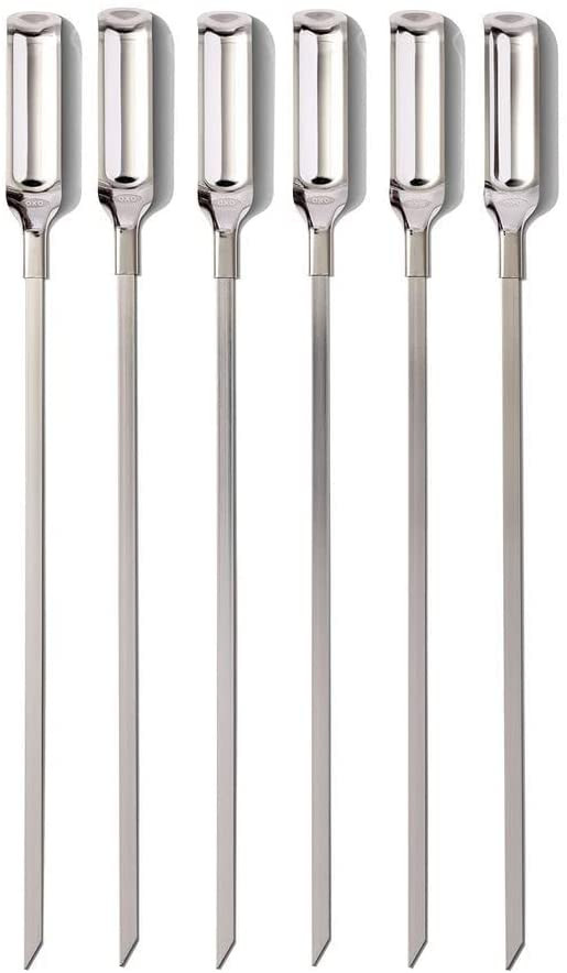 OXO - 9" Stainless Steel BBQ Skewers (Set of 6)