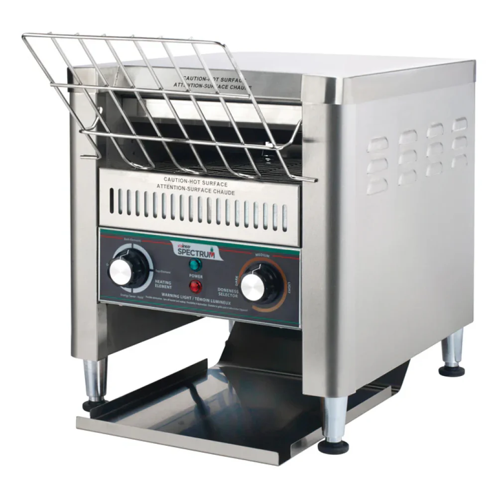 Winco ECT-700 Spectrum Electric Countertop Conveyor Toaster with 2.5" Opening - 700 Slices per Hour, 208/240V