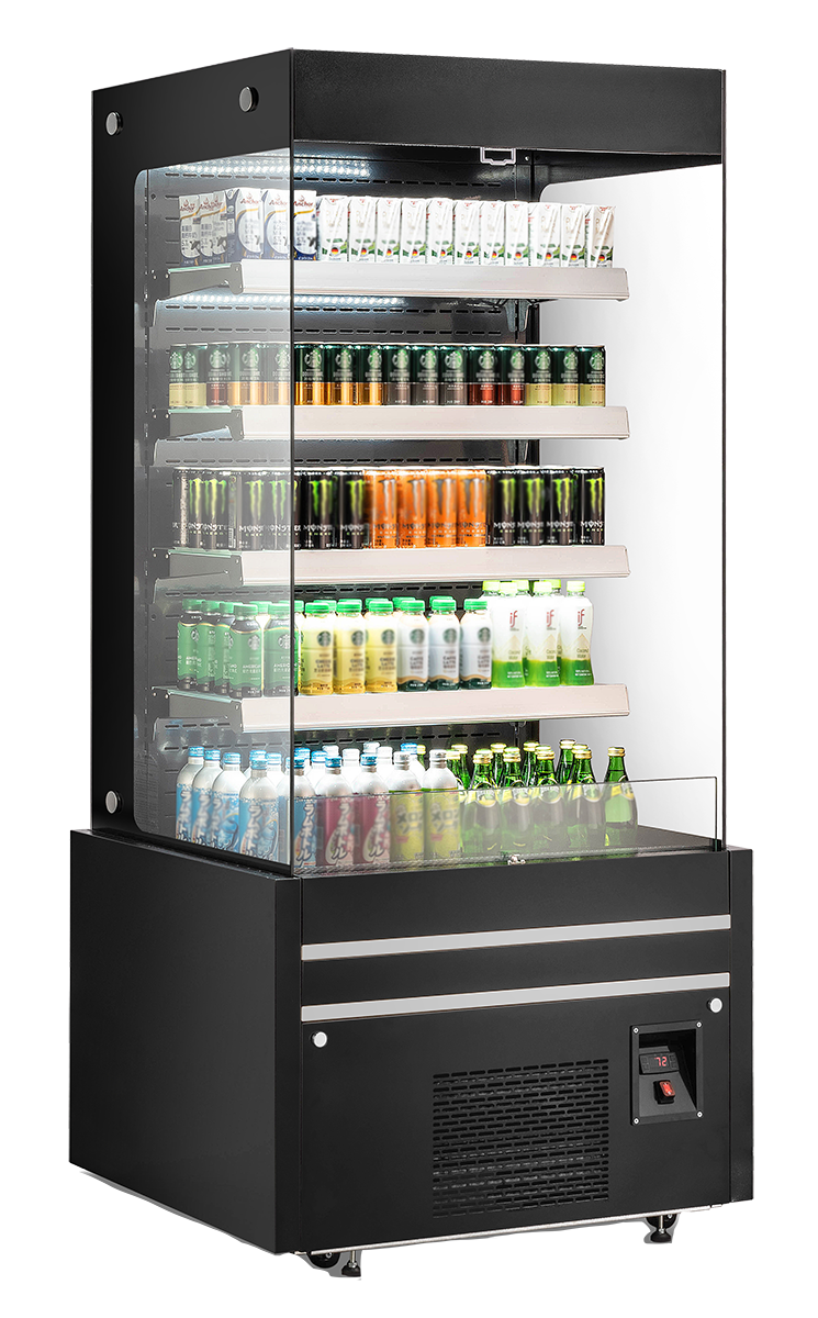 EFI Sales - 36" Black Open Air Merchandiser - CGOMB-3680
