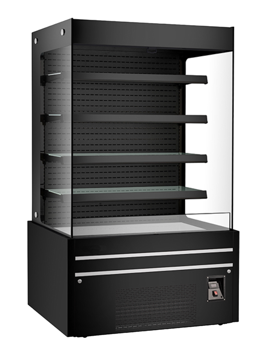 EFI Sales - 48" Black Open Air Merchandiser - CGOMB-4880