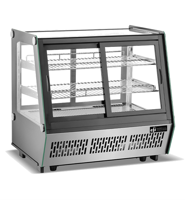 EFI Sales - 28" Refrigerated Straight Glass Countertop Display Case - CGSM-CT-2823