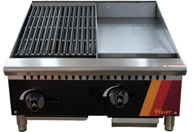 EFI Sales - 24" Natural Gas Griddle/Charbroiler - HCT24-12CH-12GM-N EFI Sales - 24" Natural Gas Griddle/Charbroiler - HCT24-12CH-12GM-N - Image 2