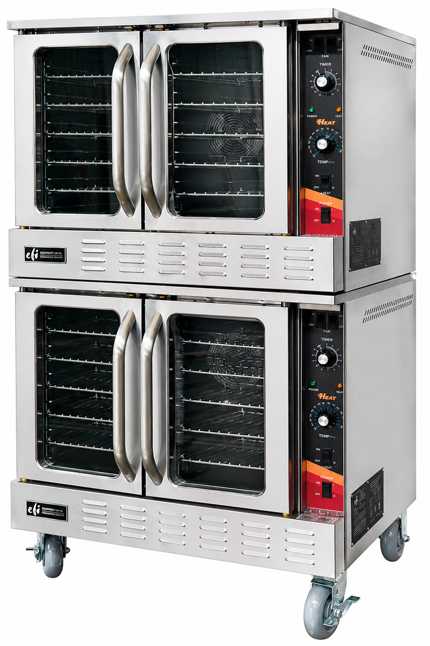 EFI Sales - Double Natural Gas Convection Oven - HCV1-2-N
