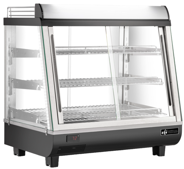 EFI Sales - 14" Countertop Heated Display Case w/ Front & Back Doors - HGCS-CT-1426