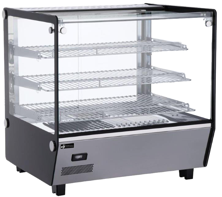 EFI Sales - 27" Countertop Heated Display Case w/ Flat Top - HGSM-CT-2727