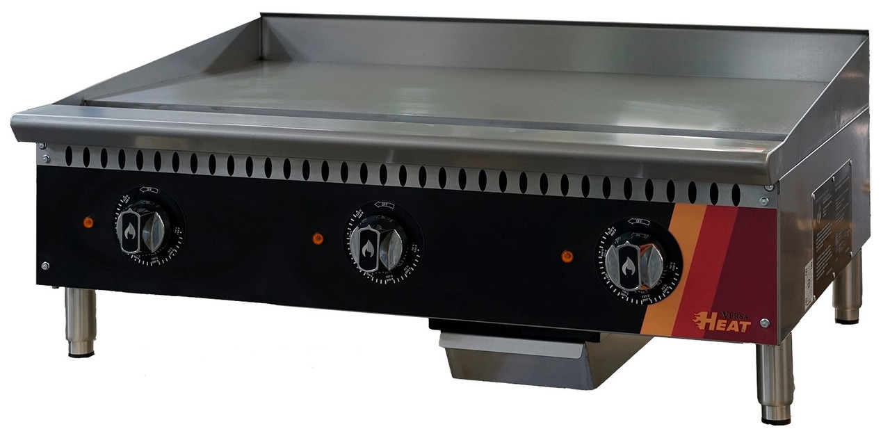 EFI Sales - 36" Liquid Propane Griddle w/ Thermostat Controls - HGT36-P