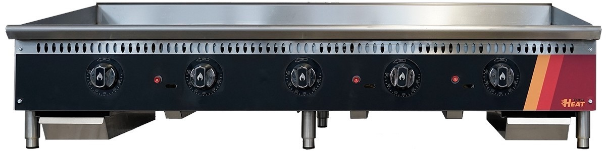 EFI Sales - 60" Natural Gas Griddle w/ Thermostat Controls - HGT60-N