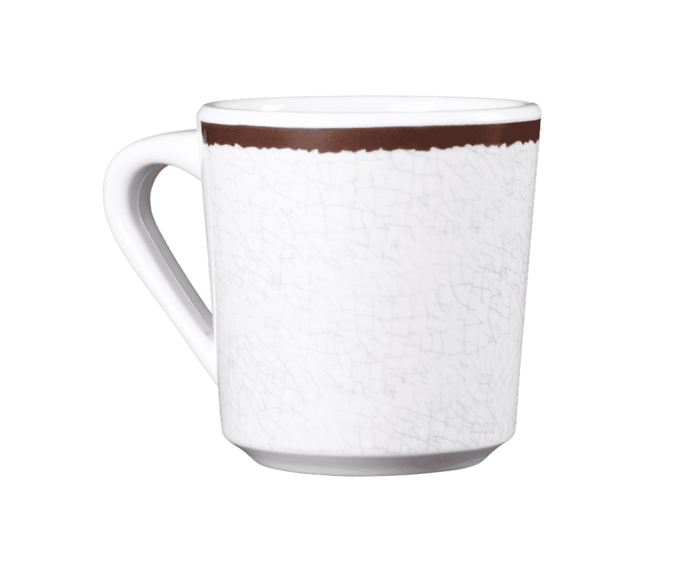 Elite Global Solutions - Vintage California Mojave 14 oz White Crackle Mug (6 Per Case) - DC14-W-M