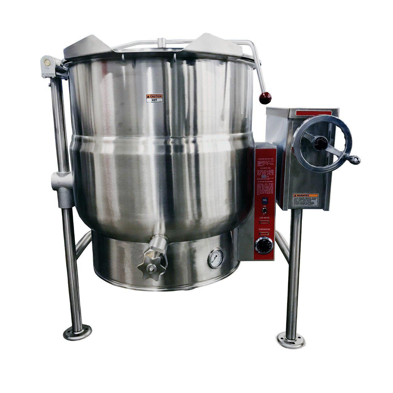 Crown ELT-80 80-Gallon Electric Tilting Steam Kettle - 208V