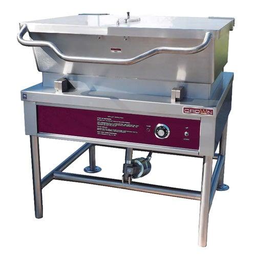 Crown ELTS-40 40-Gallon Electric Tilting Steam Kettle - 208V