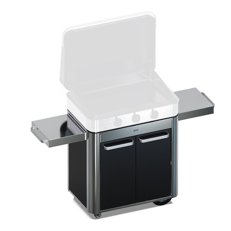 ENO - Black & Stainless Cart for ENOSIGN 80 Griddle - 570382854801