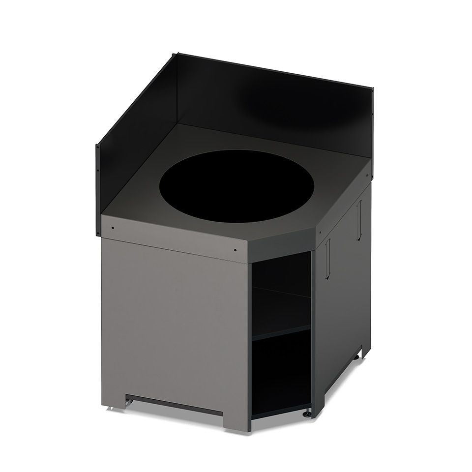 ENO - MODULO Cargo Grey Corner Cabinet for Kamado - PMOD7009