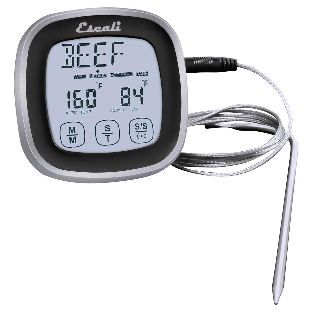 Escali - Touch Screen Thermometer & Timer - DHR1B