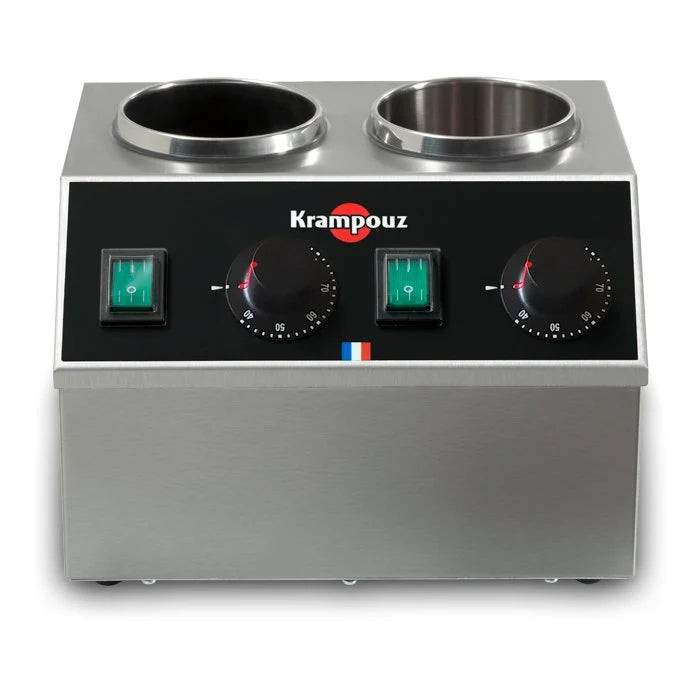 Krampouz - Double Tank Chocolate/Sauce Warmer - BECID2AS