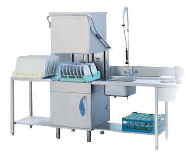 Lamber - High Temperature Pass Through Dishwasher W/ Drain Pump 208-240 V 6650 W - L21EKDPS