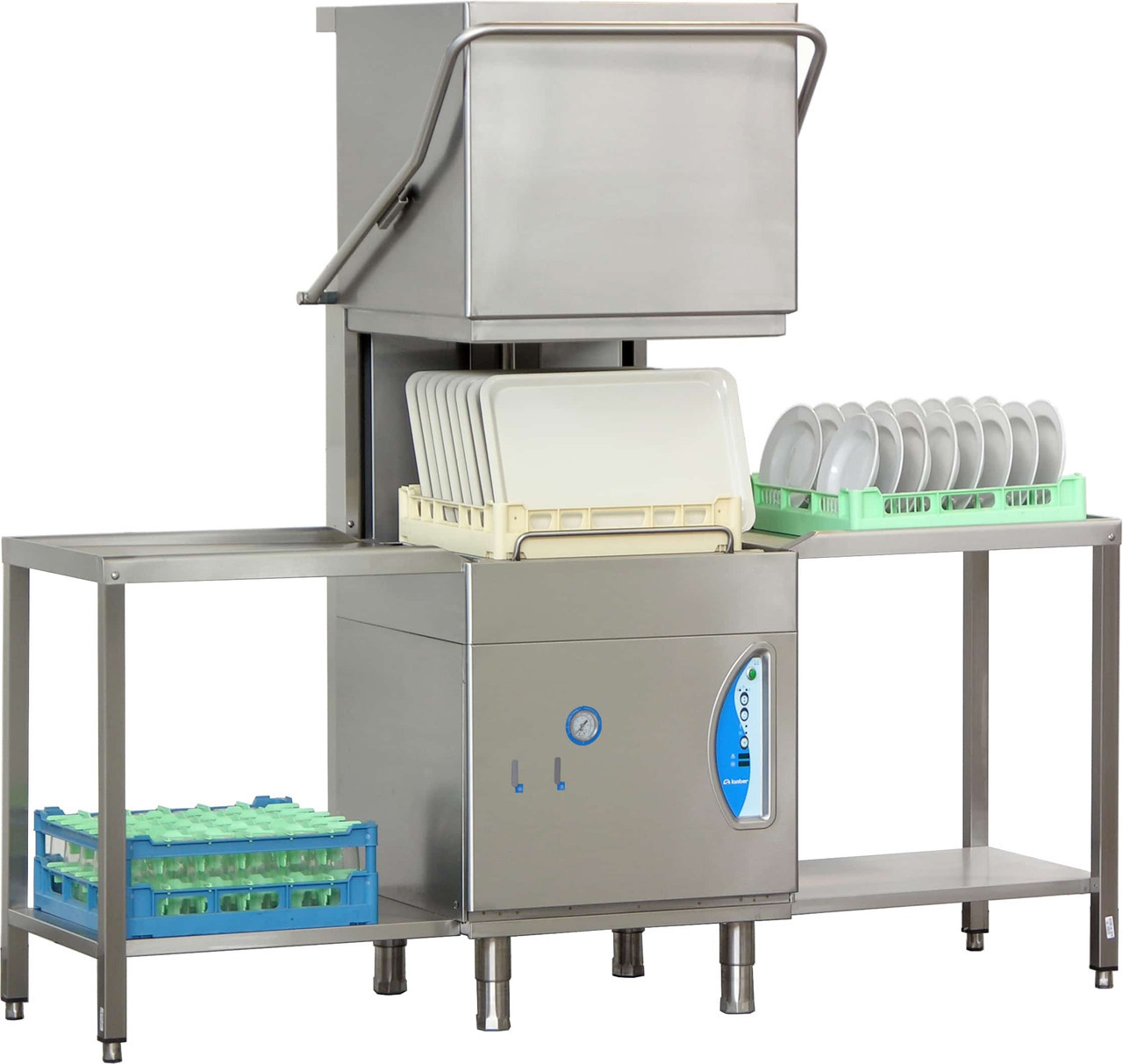 Lamber - L25EKDPS 3Ph High-Temperature Pass-Through Dishwasher - LMSL25EKS3PH
