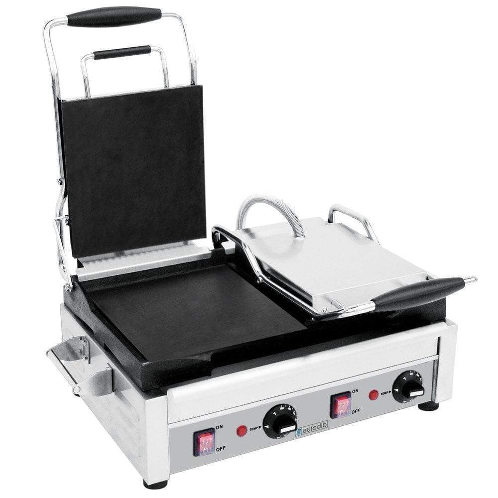 Eurodib - 18" x 11" Panini Grill w/ Flat Top & Bottom - SFE02360-240