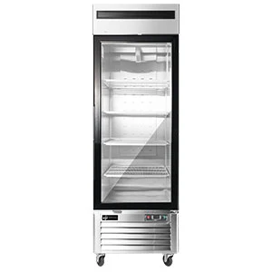 EFI F1-27GDSVC-L 27" Bottom-Mount Glass 1-Door Reach-In Freezer - 19.1 Cu. Ft.