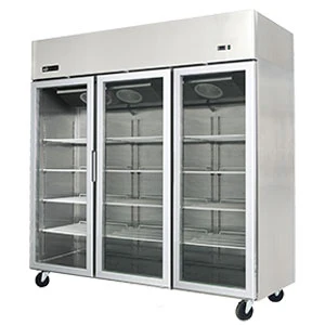 EFI F3-78GDSVC 78" Top-Mount 3-Door Stainless Steel Reach-In Freezer - 67 Cu. Ft.