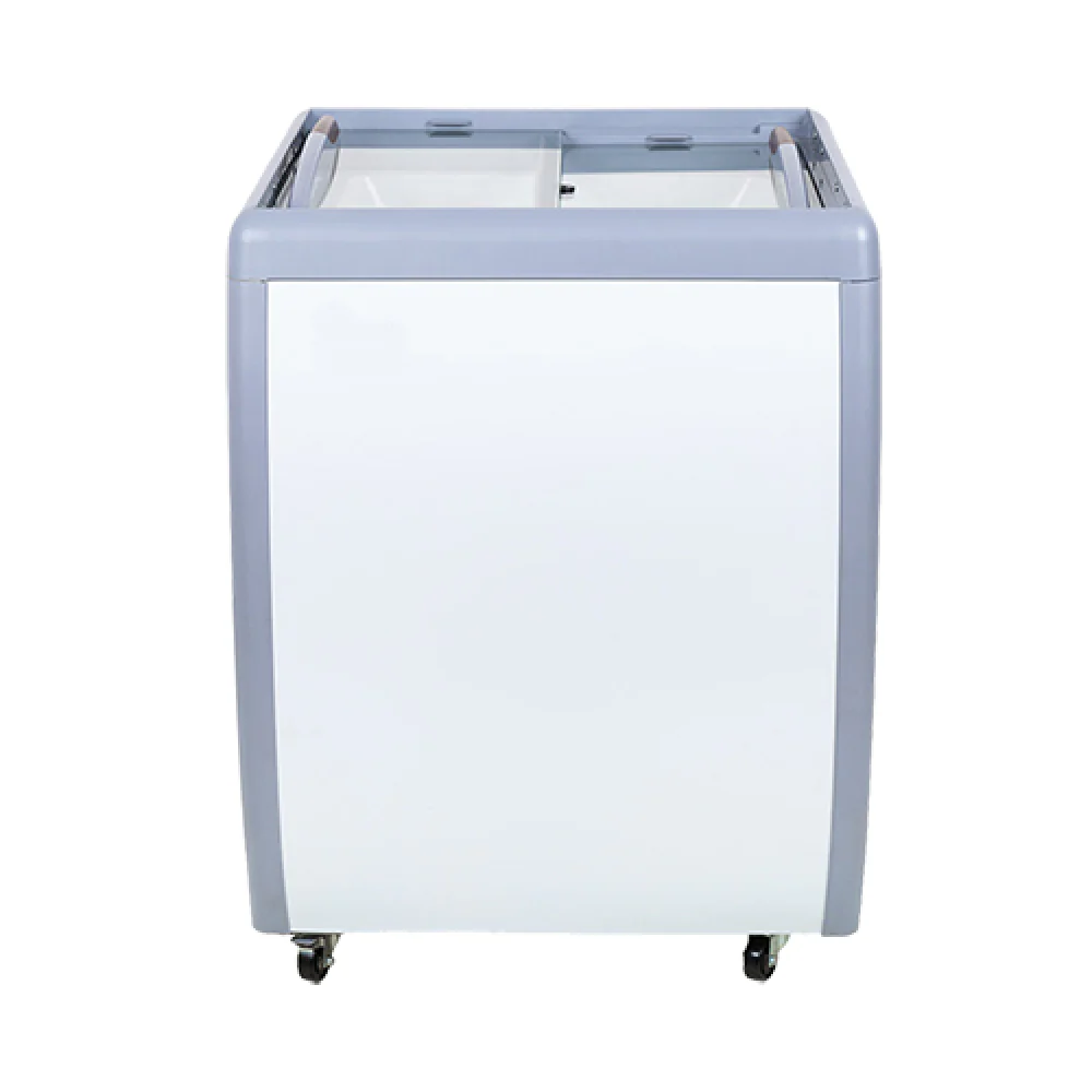 EFI FCFG-26 26" Chest Freezer with Flat Glass Top - 5.5 Cu. Ft.
