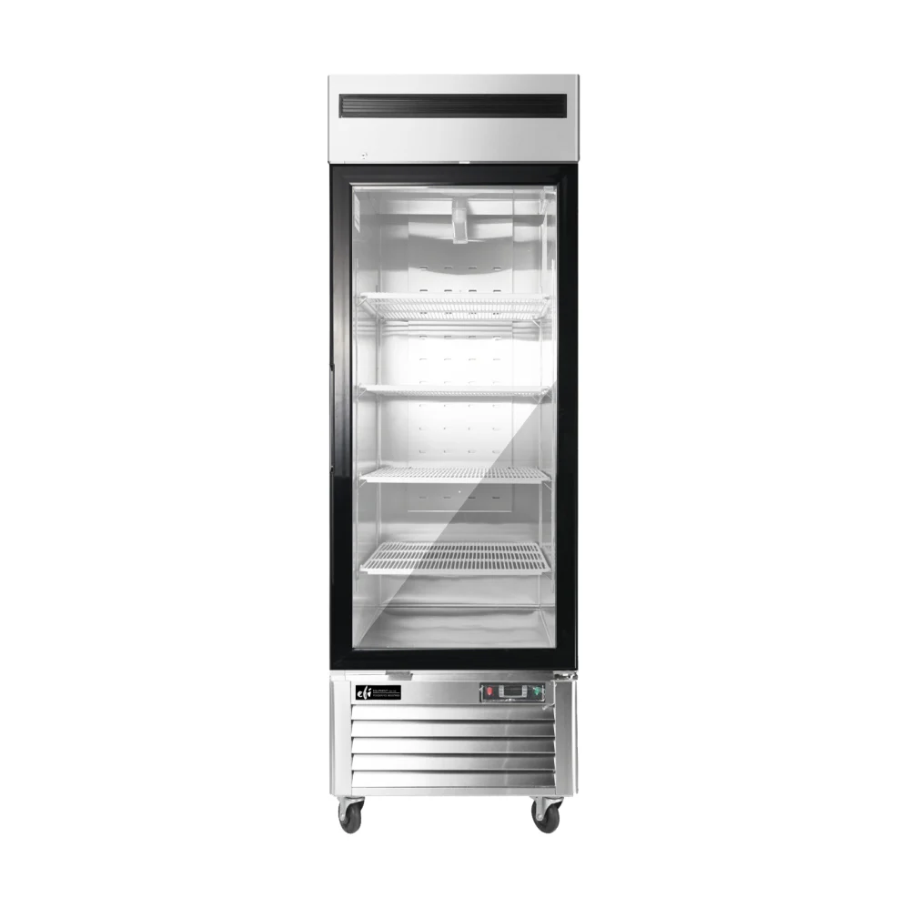 EFI FI1-27GDSVC 27" Bottom-Mount Glass 1-Door Ice Cream Freezer - 19.1 Cu. Ft.