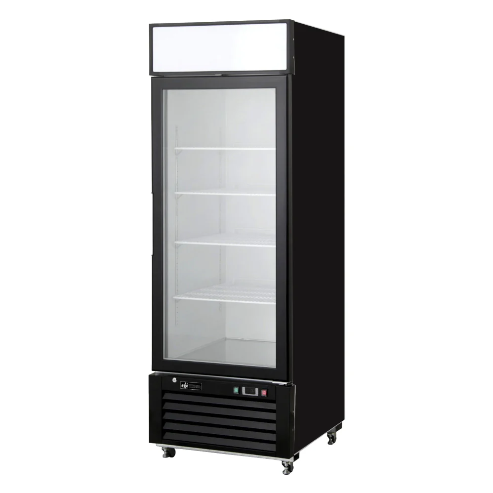EFI FI1-27GDVC 27" Bottom-Mount Glass 1-Door Merchandising Freezer - 19.1 Cu. Ft.