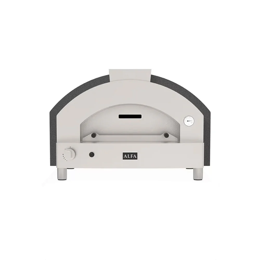 Alfa Quick 4 Pizze Silver Grey Professional Pizza Oven - Q4P