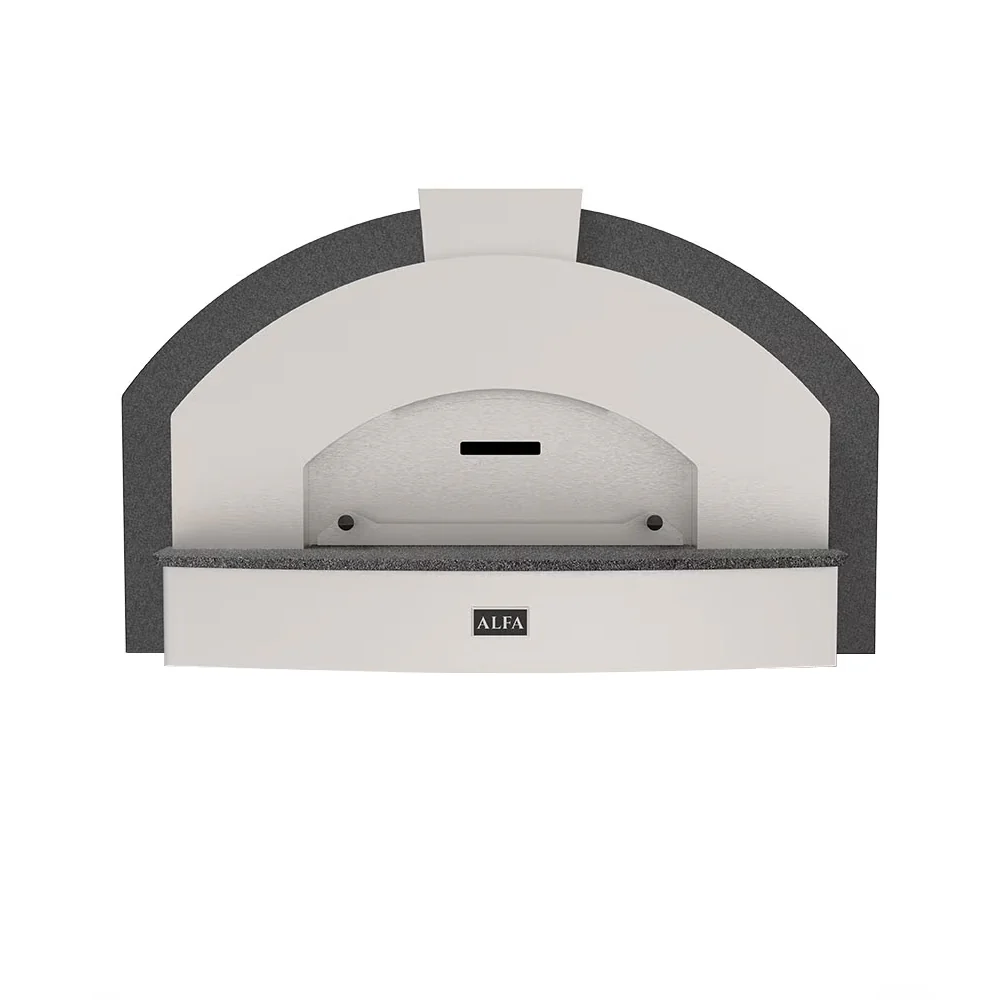 Alfa Quick 6 Pizze Silver Grey Professional Pizza Oven - Q6P