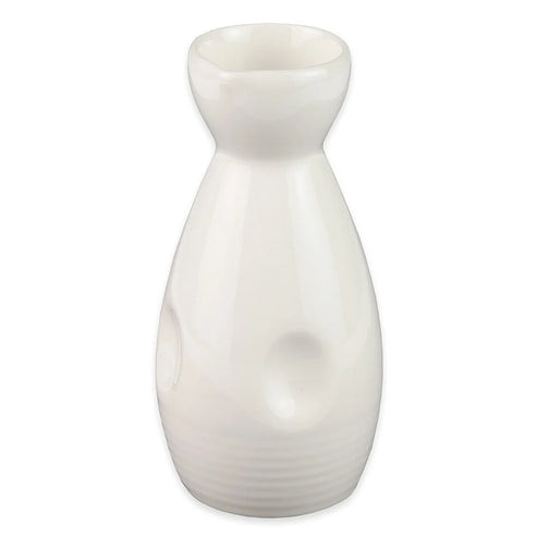 G.E.T - 6 oz White Porcelain Sake Bottle (12 Per Case) - NC-4001-W