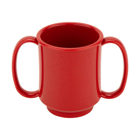 G.E.T - Healthcare 8 oz Red Sensation Two Handle Mug (24 Per Case) - SN-103-RSP