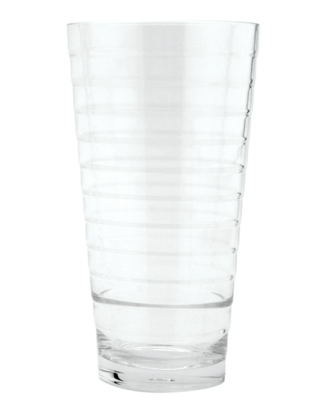G.E.T - Cirq 20 oz Clear SAN Plastic Stackable Beverage Glass (24 Per Case) - SW-1720-CL