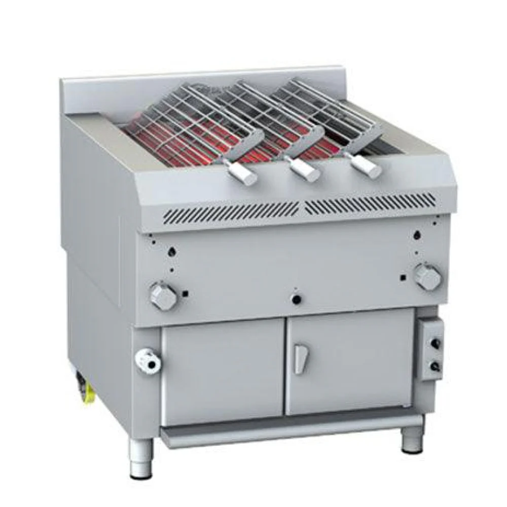 Gresilva Line 9 GHPI R3/850 Horizontal Gas Grill With Rotating Grids