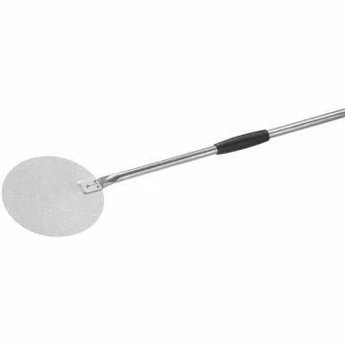 GI-Metal F-20 Amica 8" Small Round Pizza Peel with 47" Handle