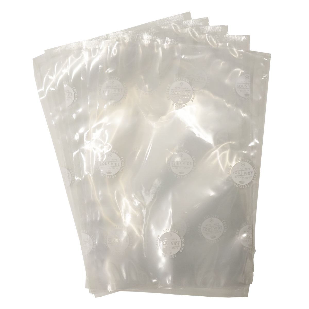 Globe - 6" x 12" Vacuum Packaging Cooking Bags Case of 1000 - VPBC612