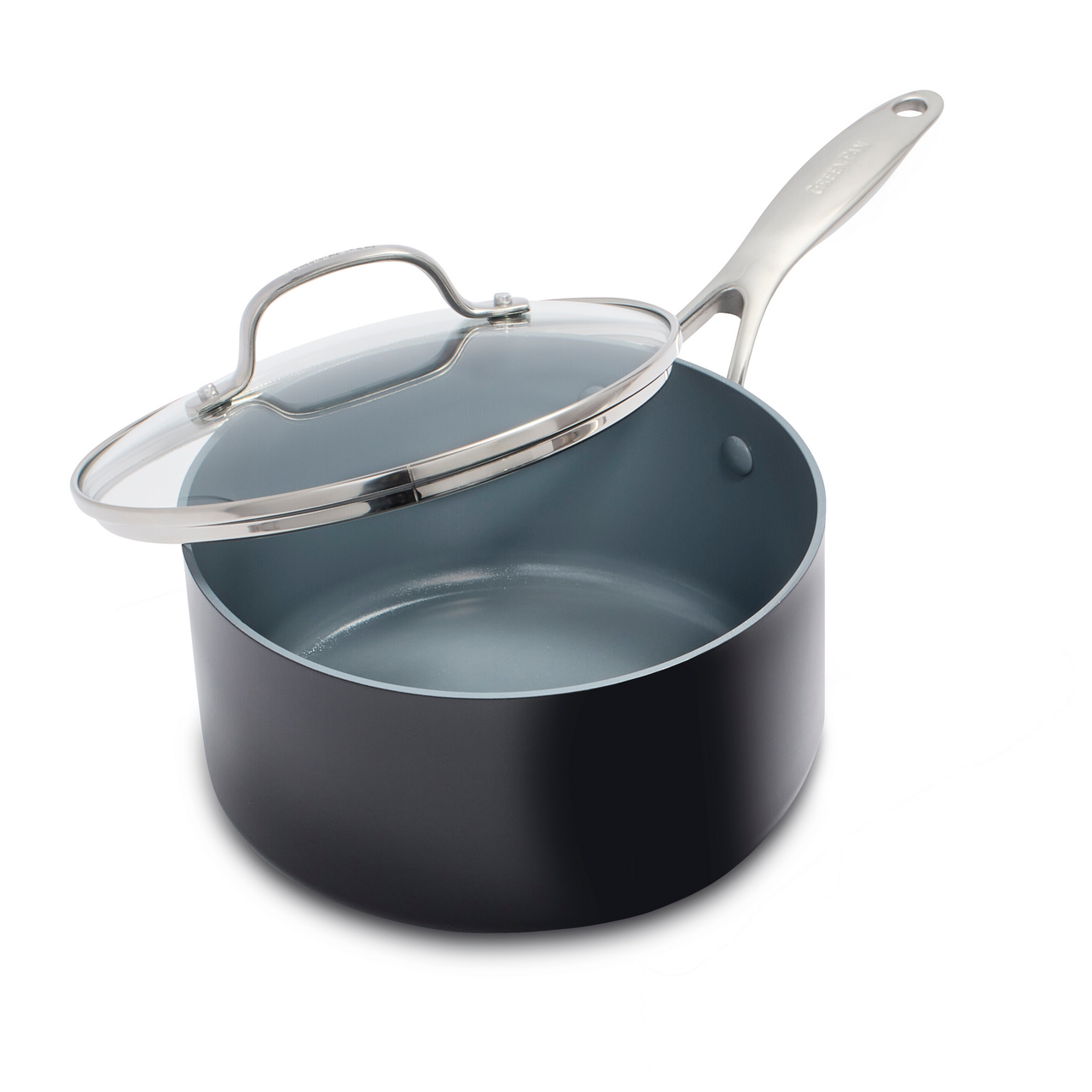 GreenPan - Valencia Pro 2 Qt Ceramic Non-Stick Saucepan With Lid